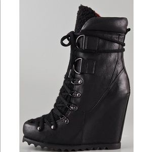 Luxury Rebel wedge hiker boot